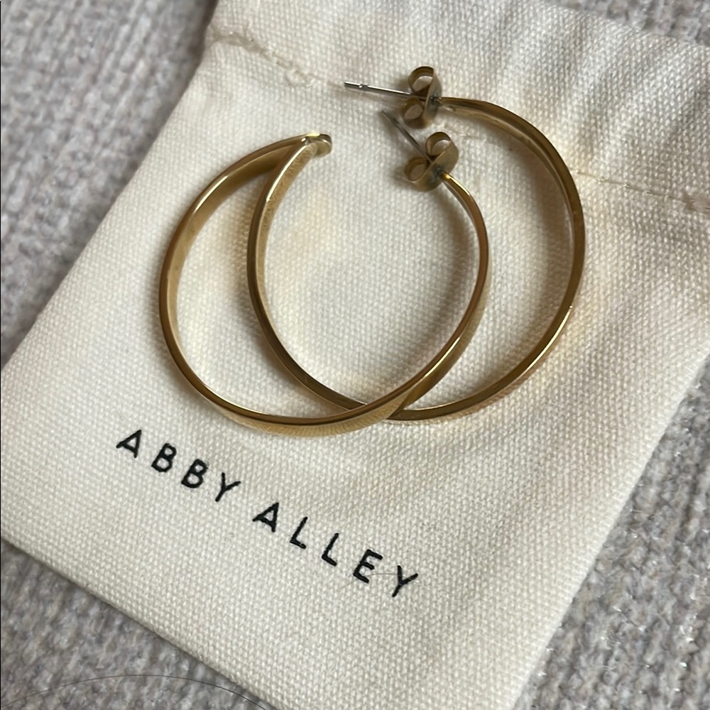 Gold Hoop Earrings